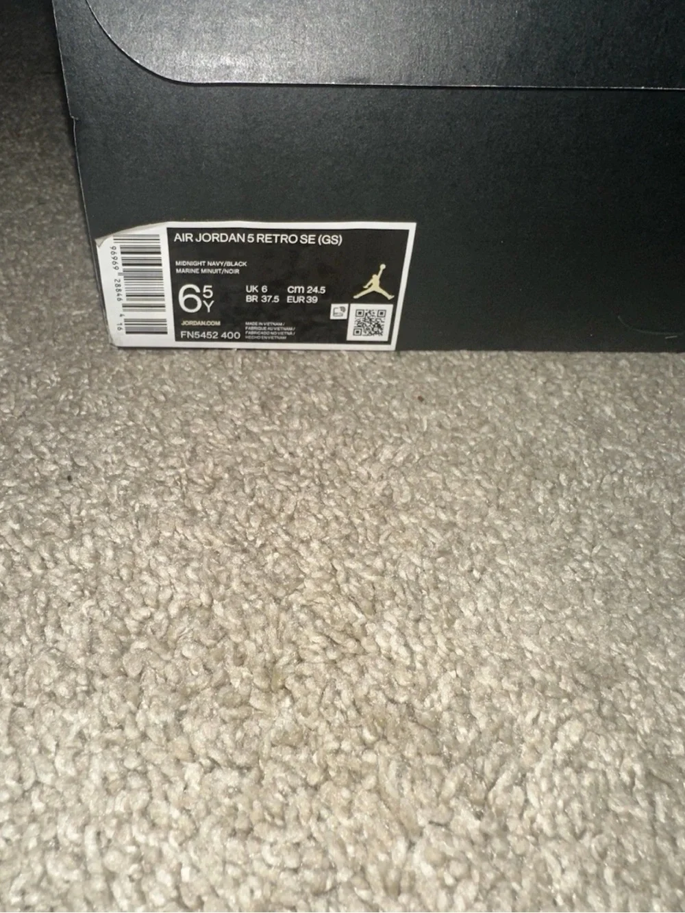Nike Air Jordan 5 Retro SE Midnight Navy Blue GEORGETOWN NEW IN BOX